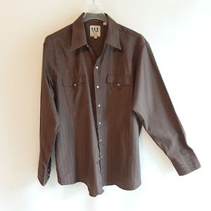 Ely Cattleman Western Shirt Men's Size L